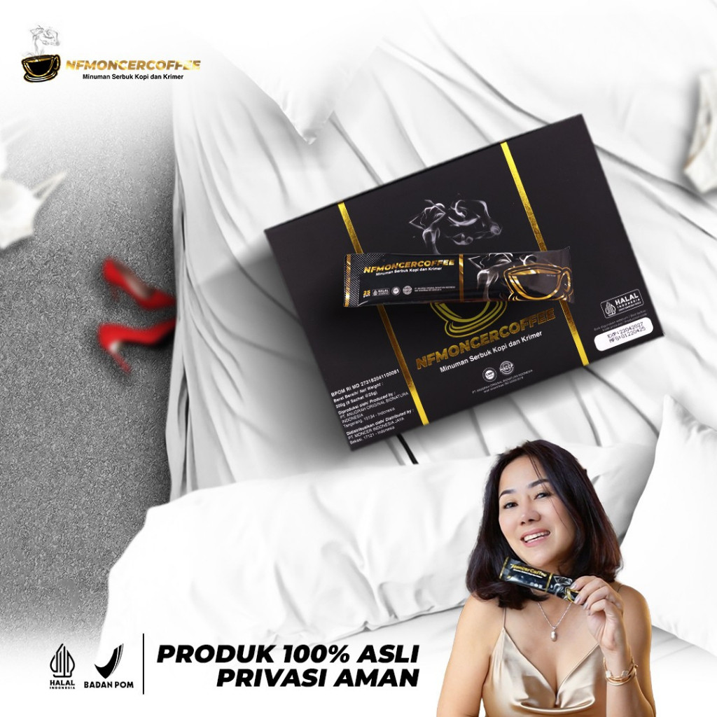 NFMoncerCoffee - Kopi Perkasa Pria Dewasa | Rasa Nikmat, Efek Cepat, Aman BPOM