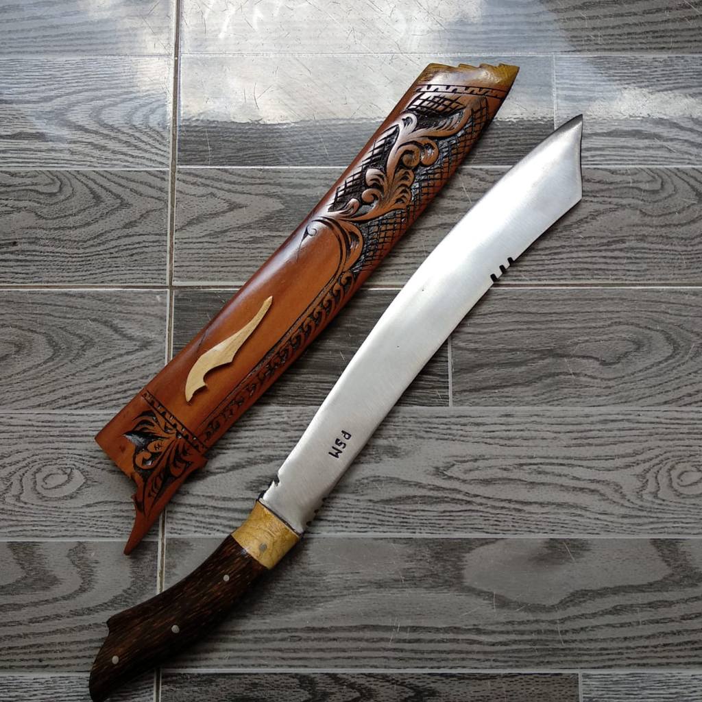 Golok Patimura Asli Cibatu Golok baja per pemotong kayu dan bambu full tank siap pakai