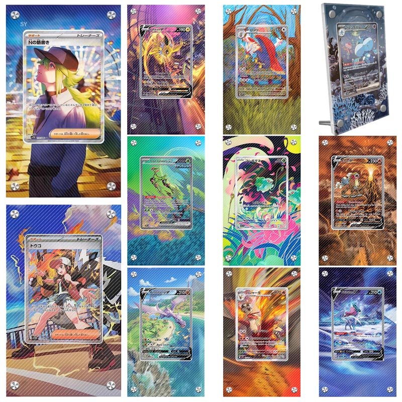 Pokemon SV11 All Series Card Extended Painting splay Case Giovanni Bulbasaur N Hilda Jolteon Collect