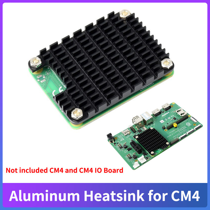Raspberry Pi CM4 Aluminum Heatsink with Silicone Heat ssipation Pad Decated Heatsink for Raspberry P