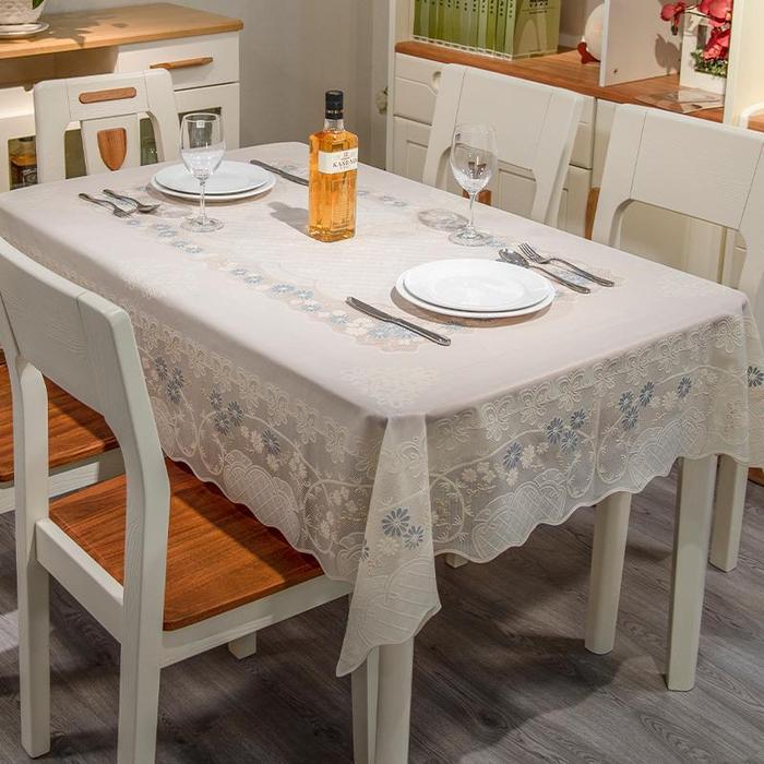 <COD> Loyal Bosque Taplak Meja Makan Motif 4-10Kursi Taplak Meja Makan Anti Air/Taplak Meja PVC Prem