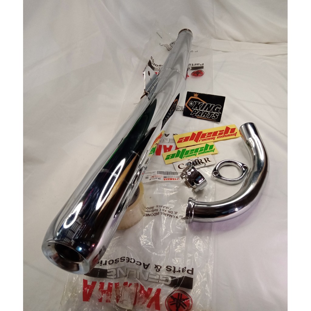KNALPOT RX KING ALTECH C20RR FULLSET CKD KNALPOT RX KING ALTECH C20RR FULLSET LEHERAN CKD KENALPOT R