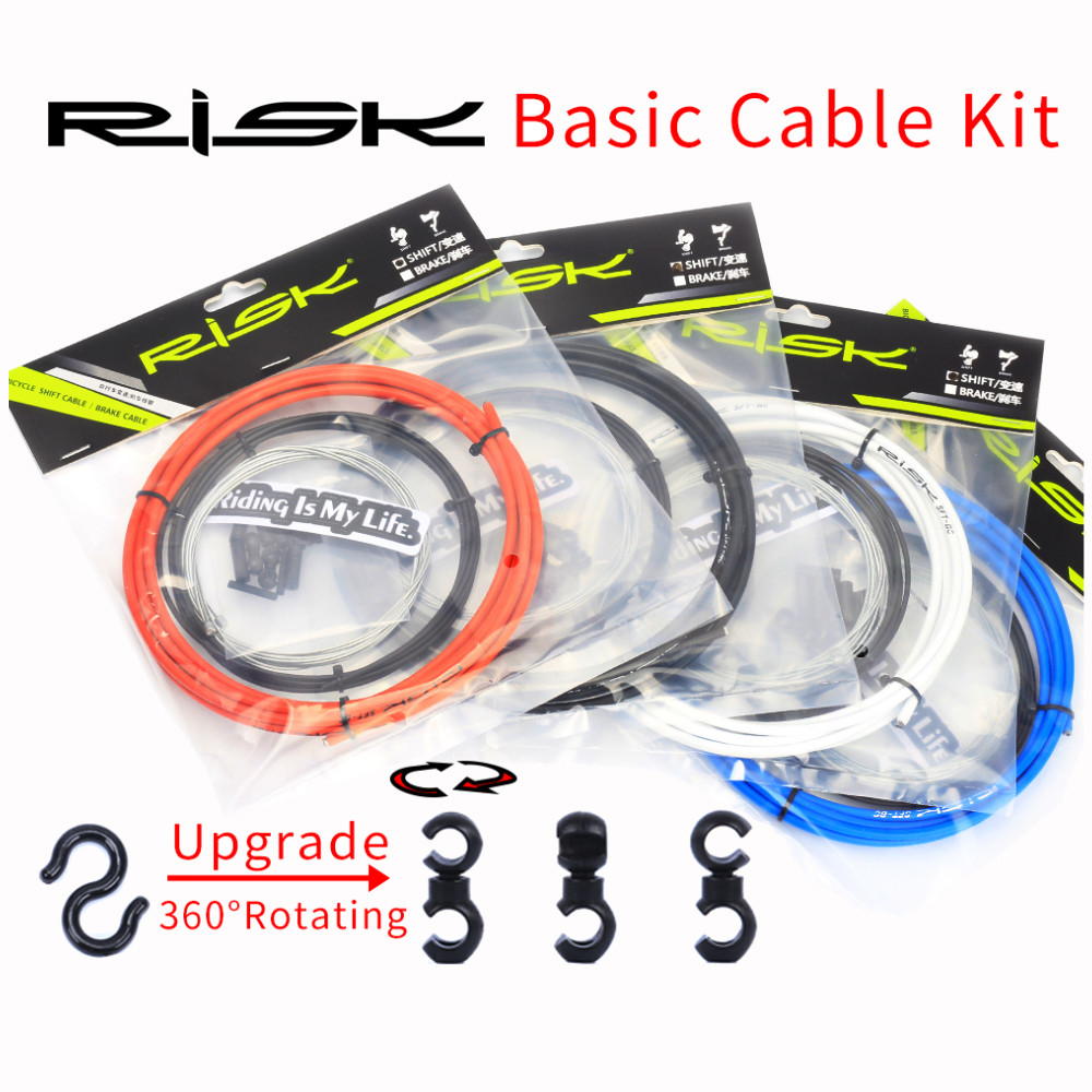 Risk Bike Brake Cable Sheath Bicycle Passes Shift Wire Cable Guide Conduit For Shifter Housing Prote
