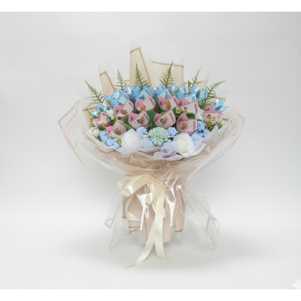 PREMIUM Money Bouquet | Bouquet Uang Asli | Buket Duit | Buket Besar Hadiah Wisuda Mewah Ulang Tahun