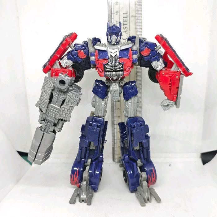 Action Figure 7' Transformers Dotm Voyager Class Optimus Prime Hasbro PrideToy