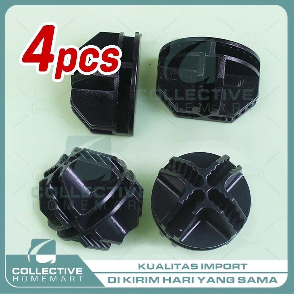 Lemari Kaki Konektor Penyambung DIY Jointer Panel Siku Rak Plastik Portable [ Collective Homemart ]