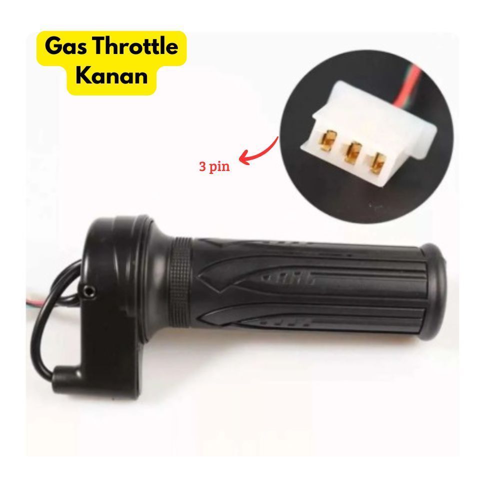 Grip Gas Sepeda / Motor Listrik Sebelah kanan Universal tanpa tombol
