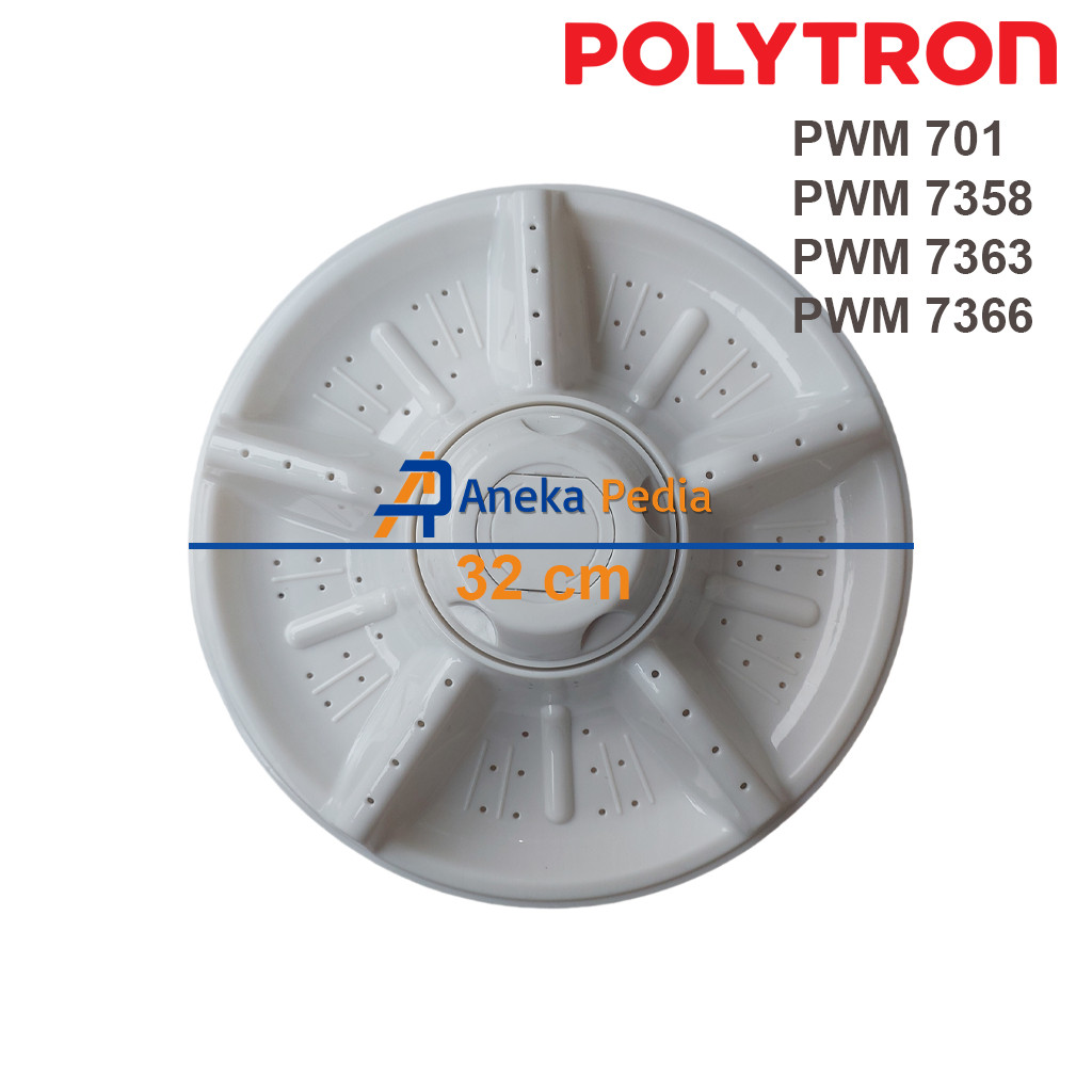 Pulsator POLYTRON 7 Kg PWM 701 7358 7363 7366 R G B Pulisator Mesin Cuci 2 Tabung PWM701 PWM7358 PWM