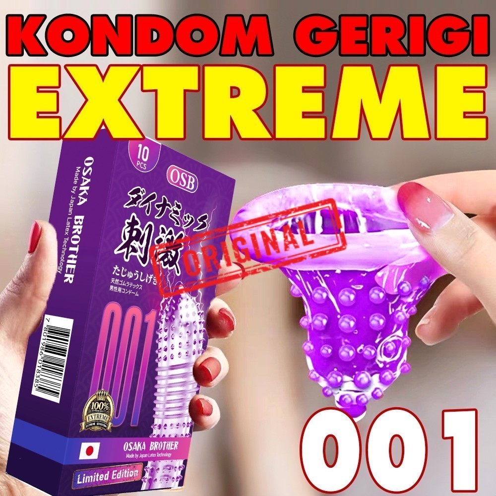 careliastore ~ P  Kondom Gerigi 001 OSB Osaka Brother - Gerigi Extreme Berduri Condom DSS