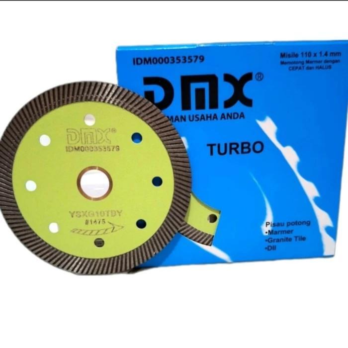 Oseng ID pisau potong keramik DMX 4" asli ORI 100% utk granit granite marmer - DMX TURBO