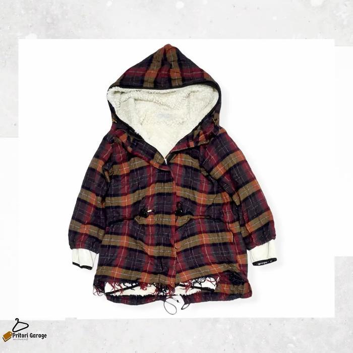 Parka Coat Bohemian Flanel Sherpa Jacket BNX Multi Color "Vintage"