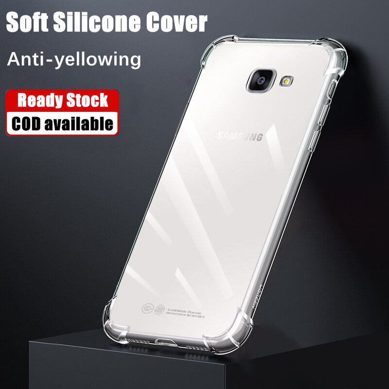 Casing HP Samsung Galaxy A7 2016  Ponsel Pelindung Getaran Ultra Jernih Berbahan Jelly Lembut dengan