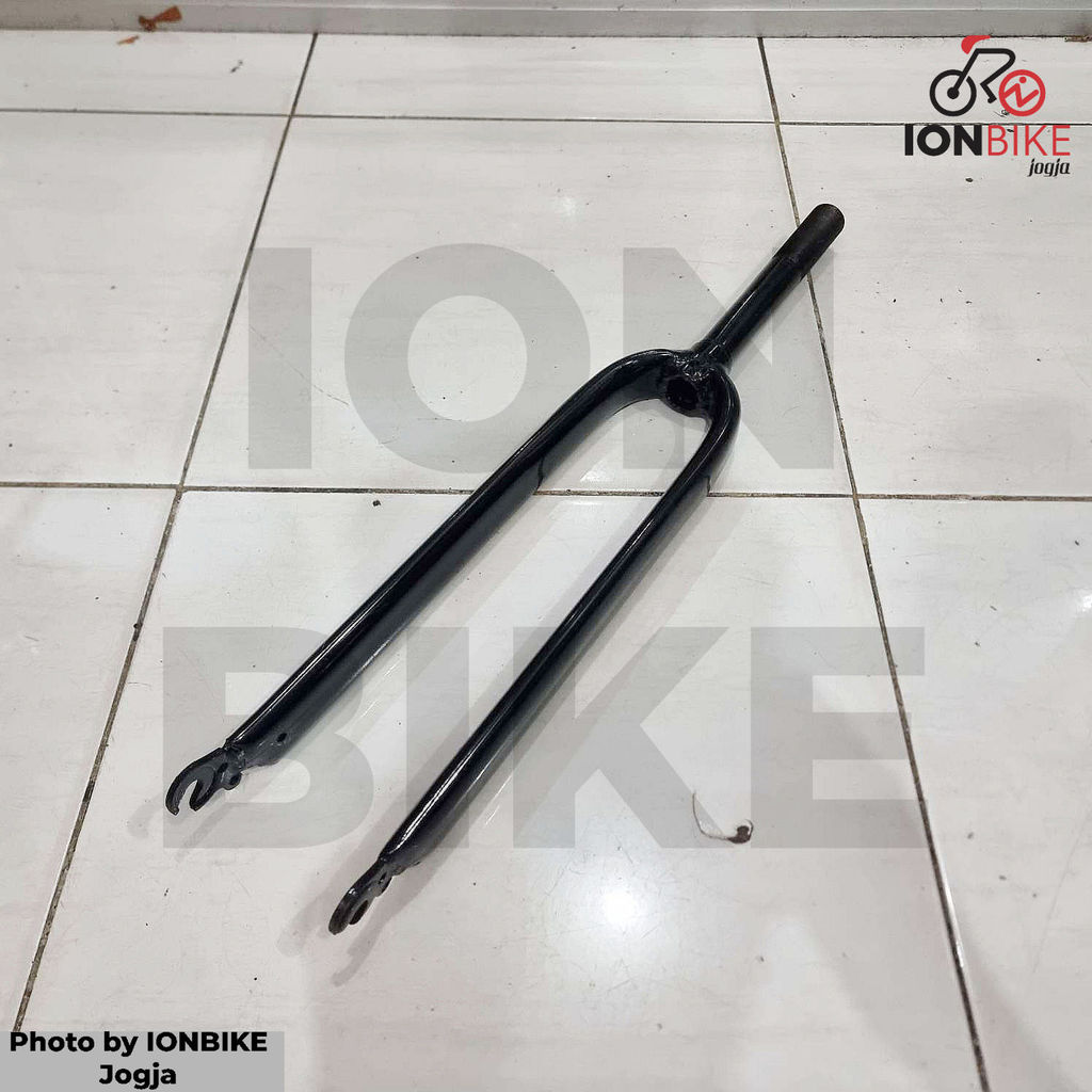 Fork FIXIE 700c Lokal Standar Drat 25.4 Ubrake Pipih Flat Gepeng Aero - Garpu Sepeda Ulir Fixed Gear