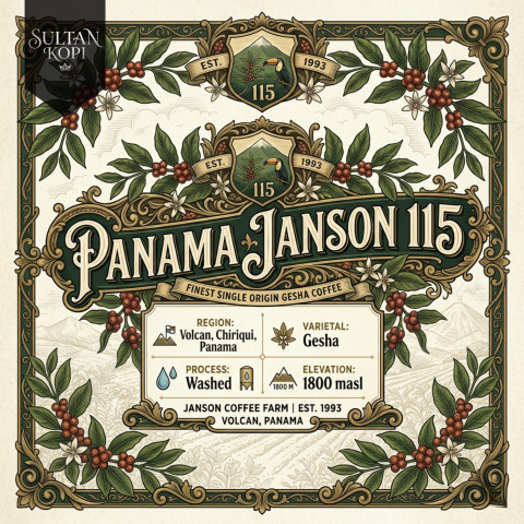 Panama Janson 115 Green Bean Import 500 Gr | Specialty Soffee Beans