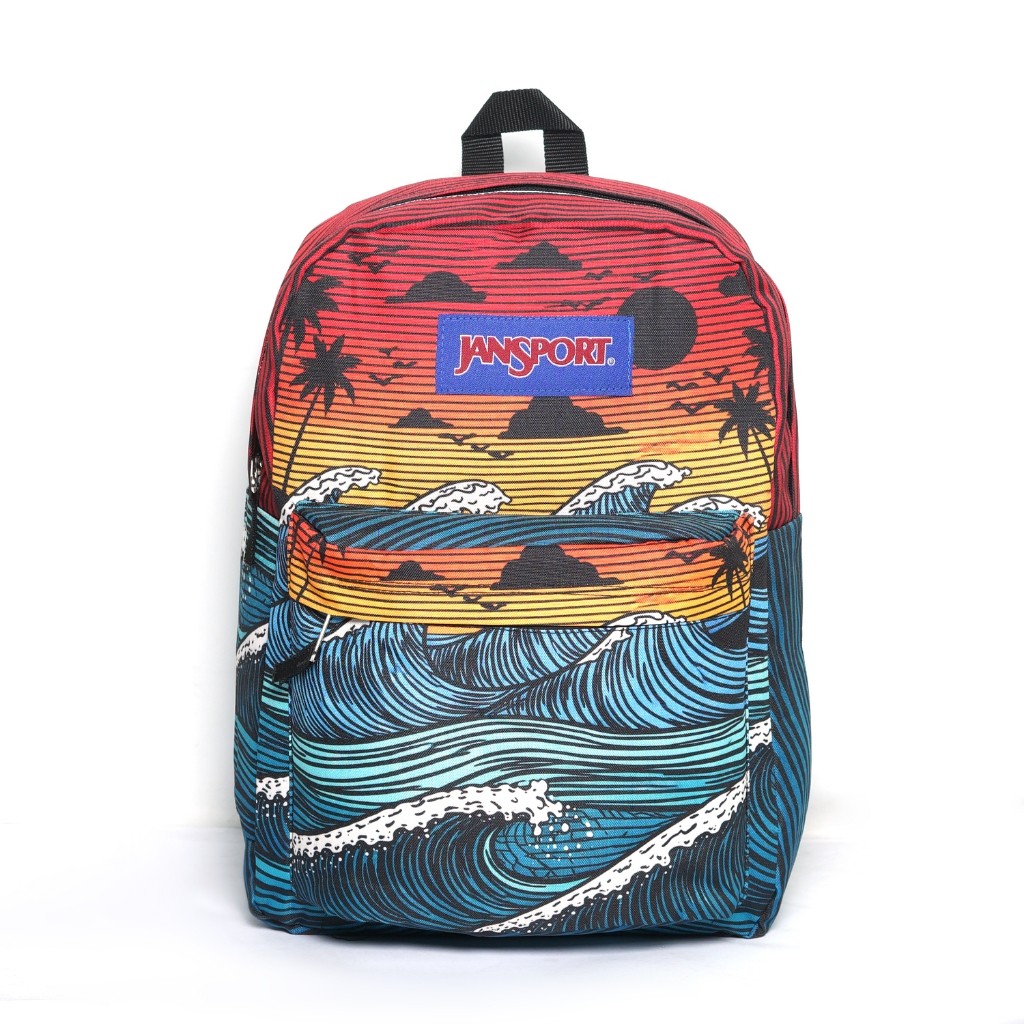 Tas Ransel Jansport Superbreak Motif Casual Backpack Sekolah Cowok Cewek Premium Bangkok