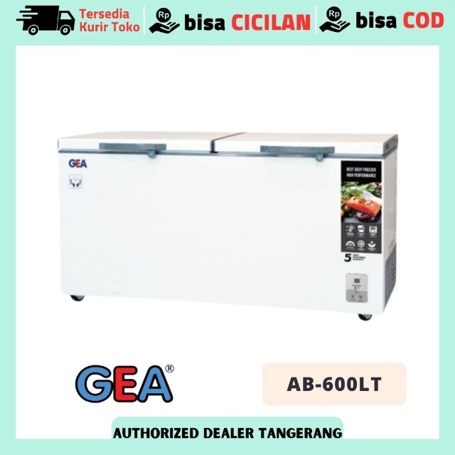 GEA AB-600LT KULKAS CHEST FREEZER 500 LITER GARANSI RESMI ORIGINAL
