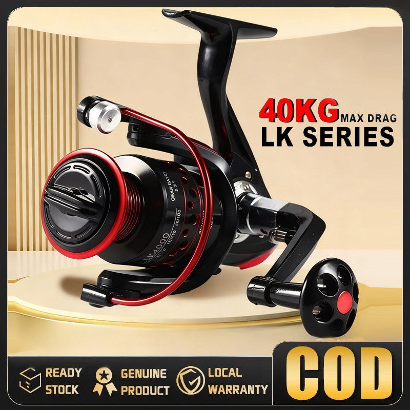 Reel Pancing LK Putar Rell Rill Pancing Katrol Kerekan Pancing Fishing Reel Spool Metal Aluminium / 