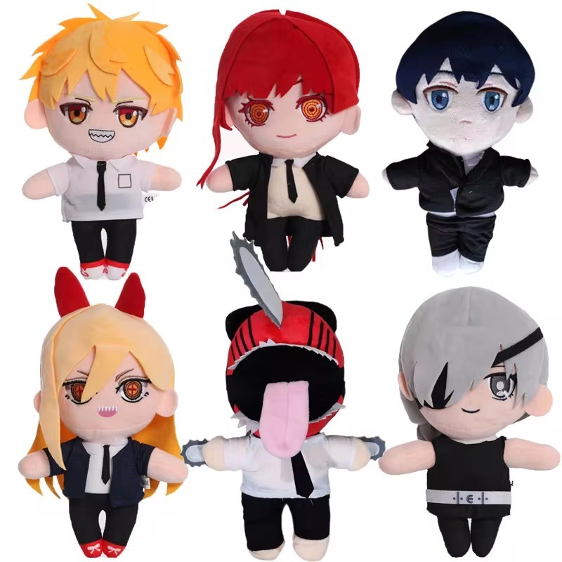Chainsaw Man Plush Power Denji Pochita Plush Makima Quanxi Dolls Cosplay Anime Cartoon Soft Toys Bir