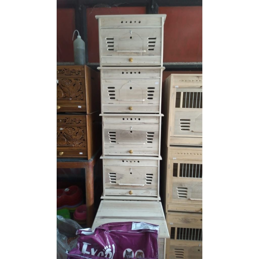 KAYDEN STORE Gupon Kandang Merpati Kayu Tisuk Ukuran Besar