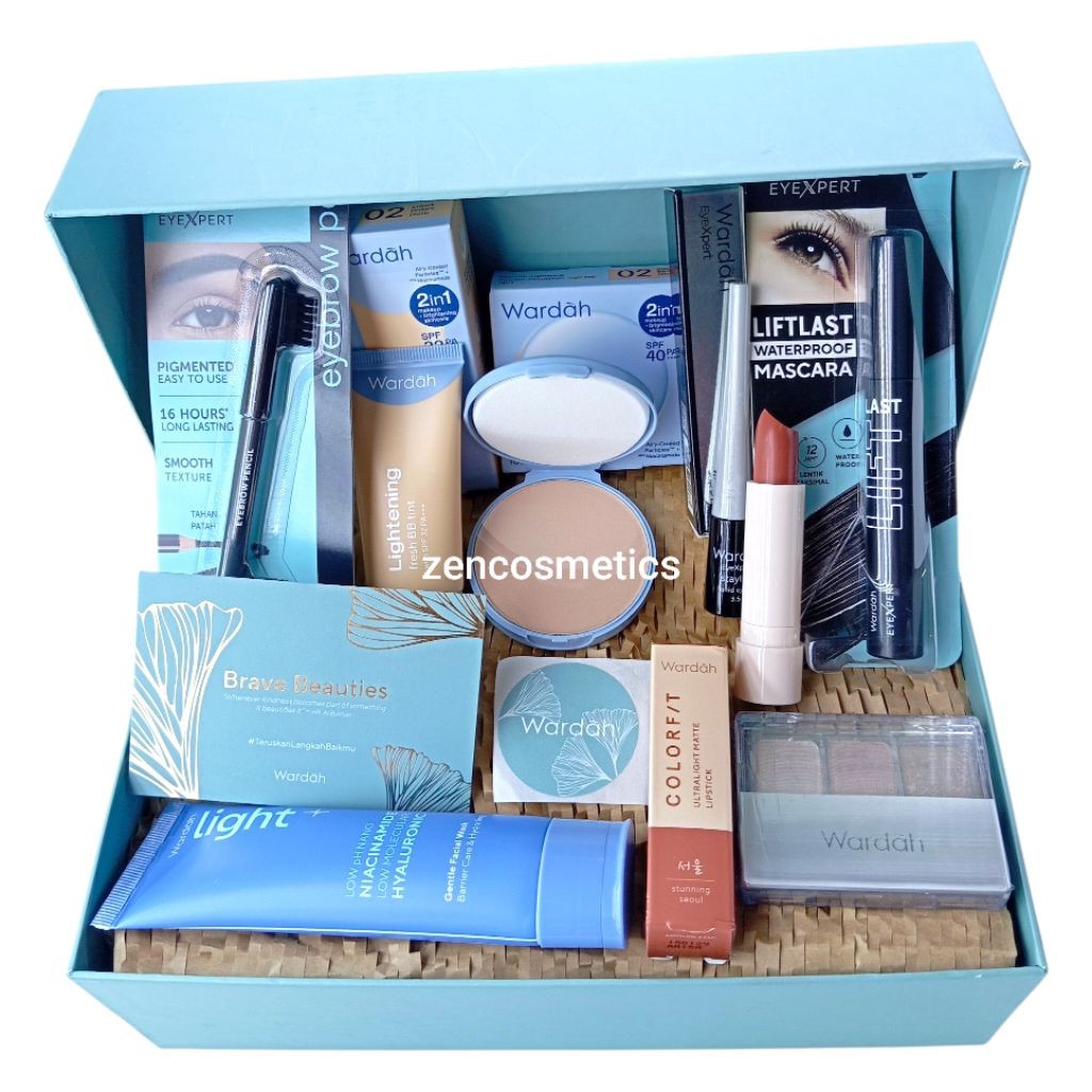Wardah Paket Make Up Lengkap/ Wardah Make up Komplit /Make Up Parsel