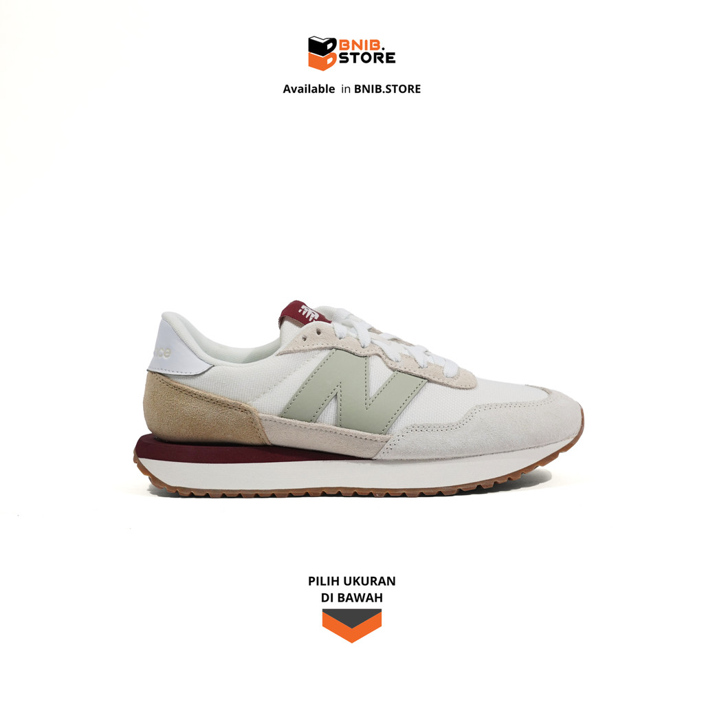 Sepatu Sneaker Wanita NB 237 Sea Salt Garter [WS237GM] Original