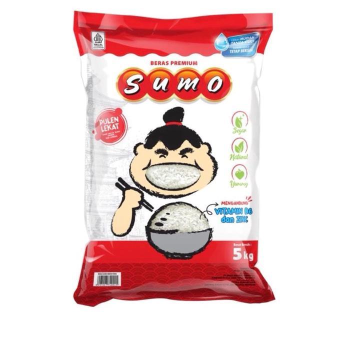 PROMO  Beras Sumo Premium Merah / Hijau / Kuning 3KG / 5KG Kualitas Super Instant only - Gojek / Gra