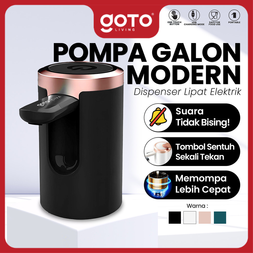 Goto Civa Pompa Galon Lipat Dispenser Air Minum Elektrik USB Charge