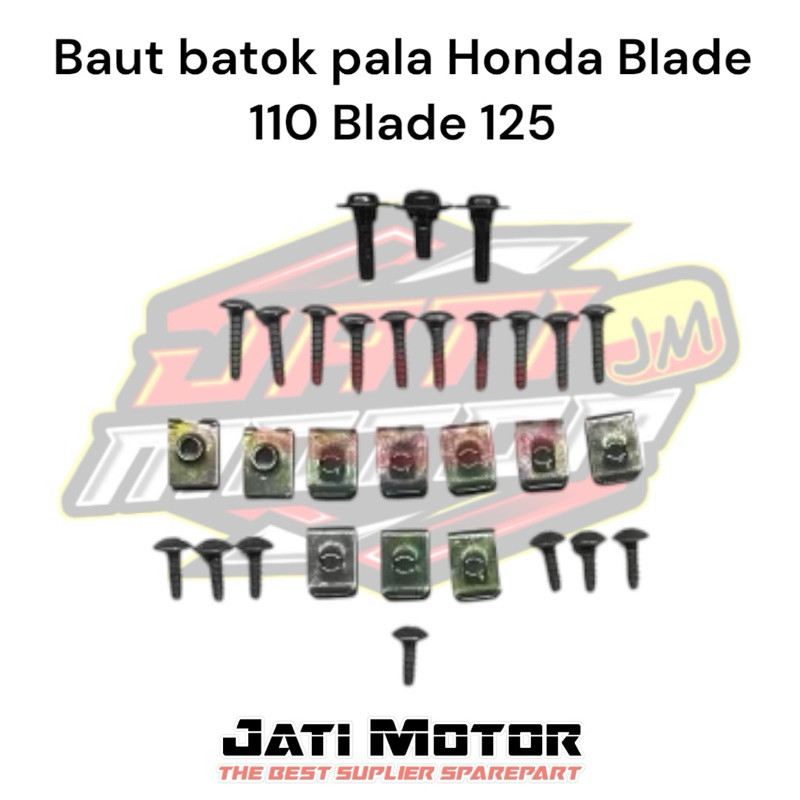 Baut batok pala honda blade 110/ blade 125