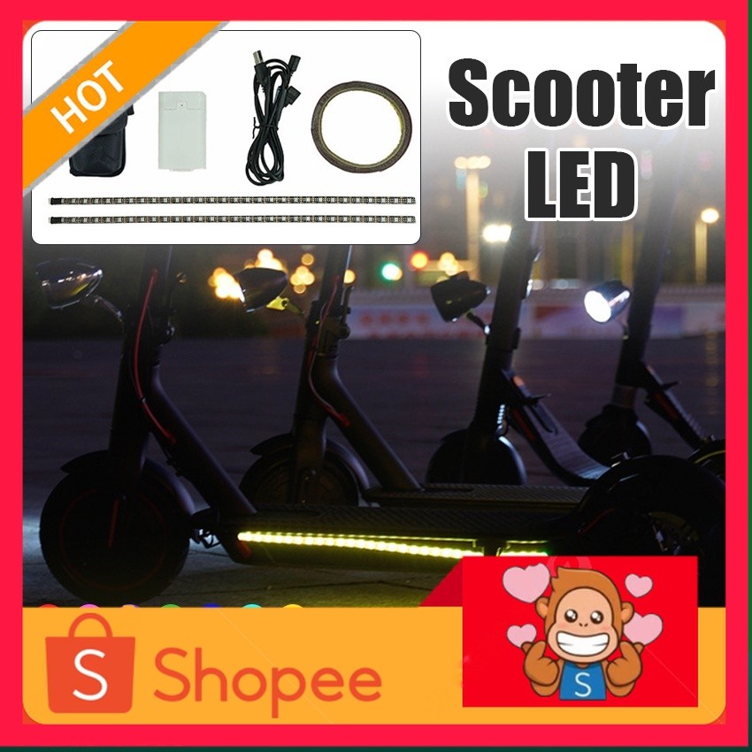 LED Lampu Dekorasi for Scooter Skuter Lipat Listrik Dewasa Xiaomi Electric Scooter Accessories Water