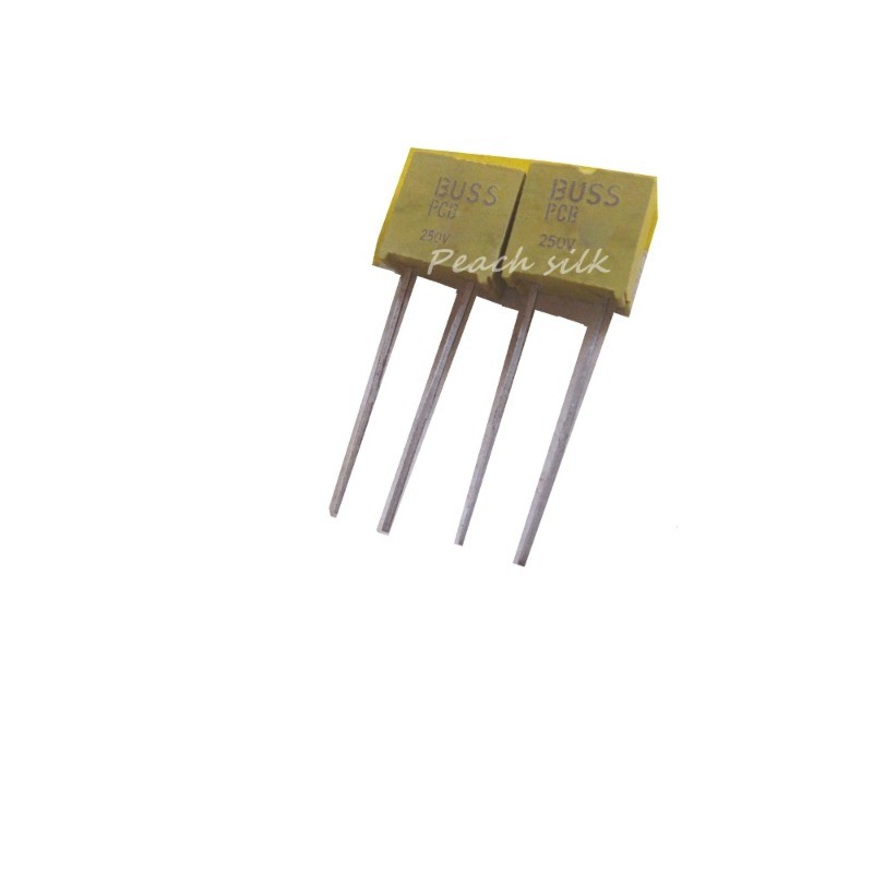 (5piece) BKPCB1R  PCB1R  Printed circuit board fuse fuse fuse tube 1A 250V