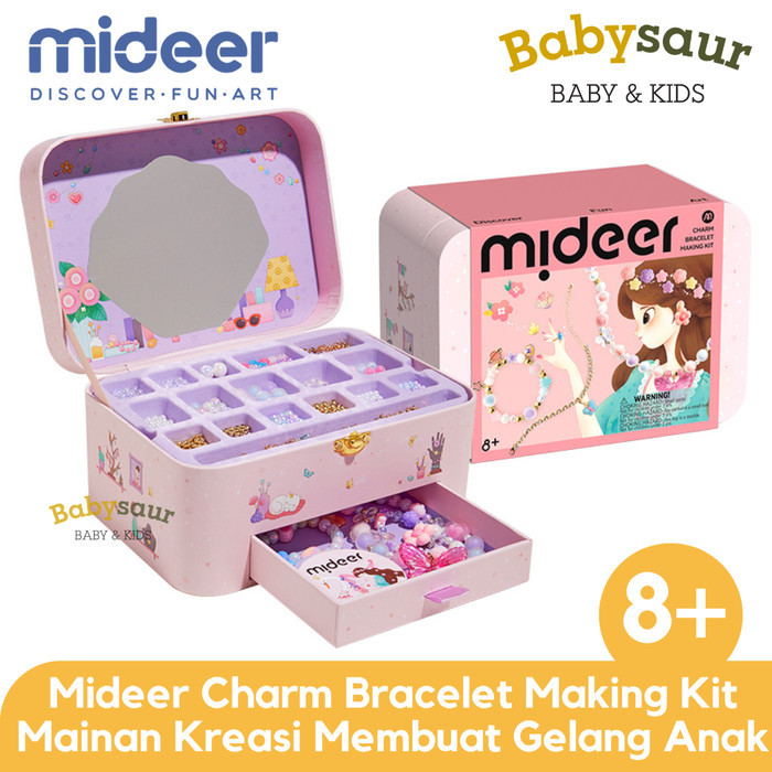 Mideer Charm Bracelet Making Kit Mainan Kreasi Membuat Gelang Anak Kado Anak Perempuan