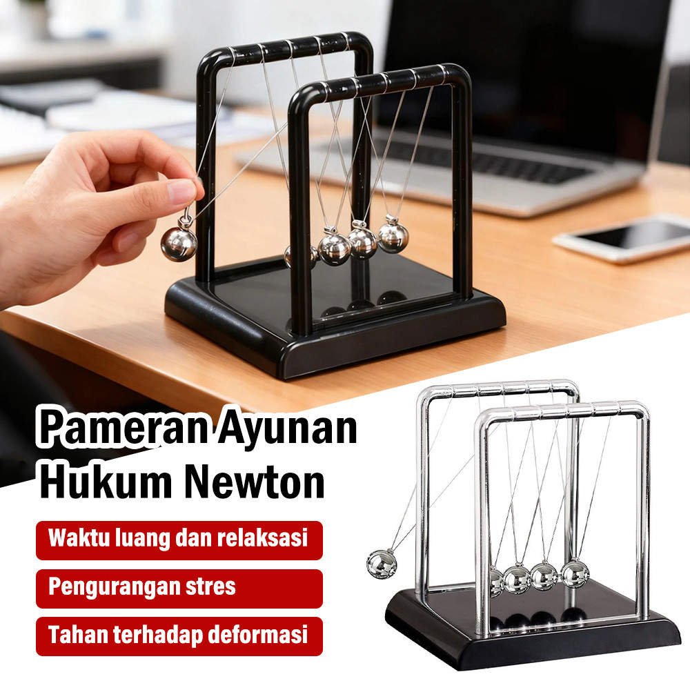 Bal Ball Model Newton Meja Office Hiasan Pendulum Dekorasi Rumah Meja Newton