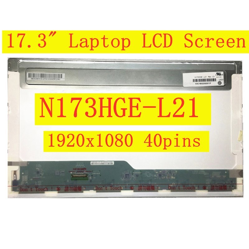 17.3" Laptop N173HGE-L21 N173HGE-L11 B173HW01 V.0 V.2 V.5 LCD Screen B173WH02 V.0 LP173WF1-TLA1 TLA2