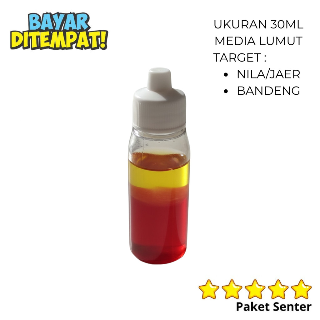 Umpan ikan nila Mujaer Bandeng Essen Essence Esen GSB-EM30 Oplosan Media lumut ukuran 30ml