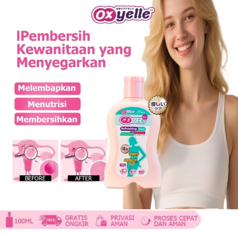 OXyelle Cairan Pembersih Area Kewanitaan – Lembut, Segar & Nyaman Digunakan Sehari-hari
