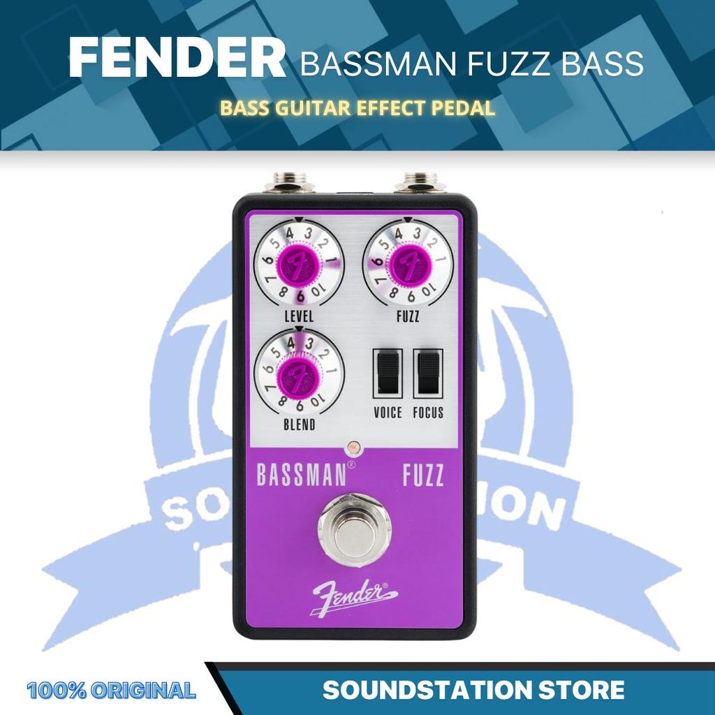 Fender Bassman Fuzz Bass Guitar Effects Pedal - Efek Pedal Gitar Bass