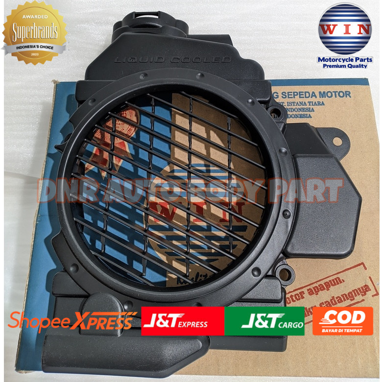 Cover / Tutup Radiator Vario CW Karbu / Vario Techno 110 2006 2007 2008 2009 2010 2011 2012 | penutu