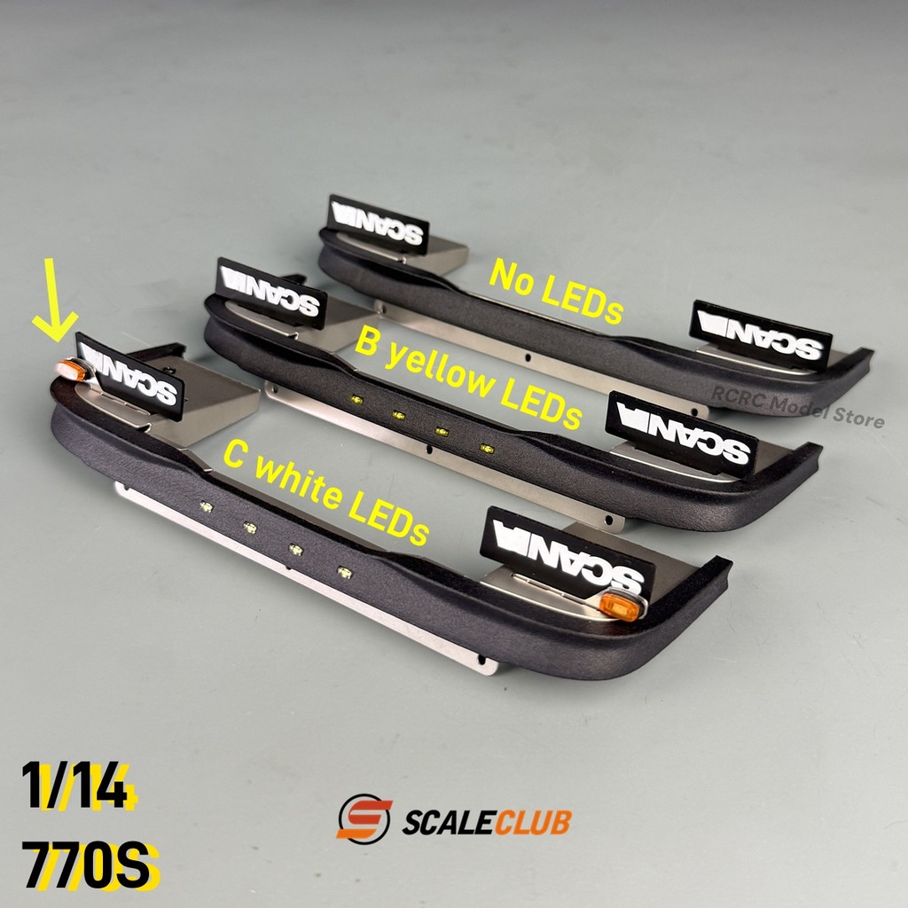 Kit Bumper Bawah Truk Mainan 1/14 770S untuk Tamiya Truk Traktor RC 1/14 Aksesori Seri SCANIA 770S