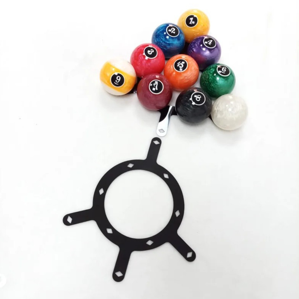 Rak Bola Billiard Segitiga Bola Billiard Bulat Magic Ball Rack 9 Magic Billiard Ball Rack Pro Magic 