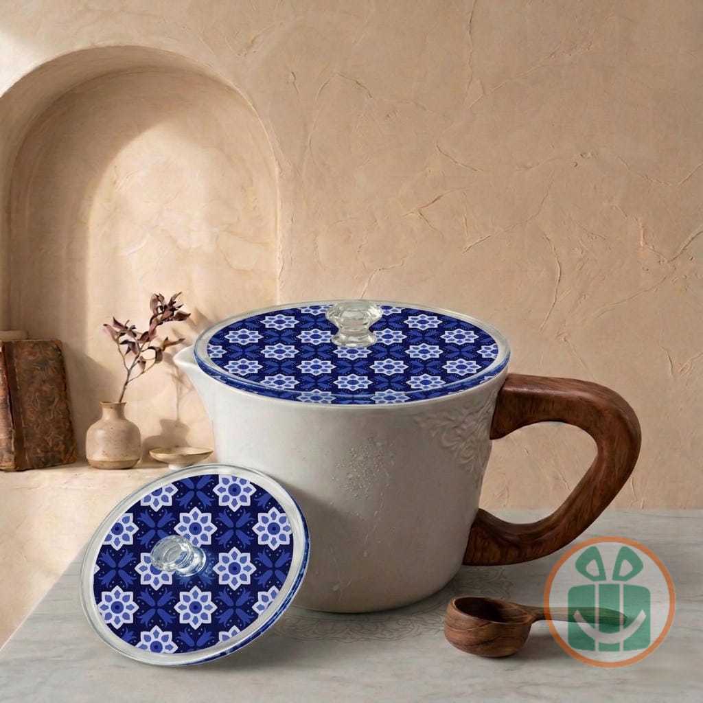 Akrilik Custom Tutup Gelas Mug Motif Batik Bahan Acrylic Bebas Request Custom ~~ (Bebas Custom)