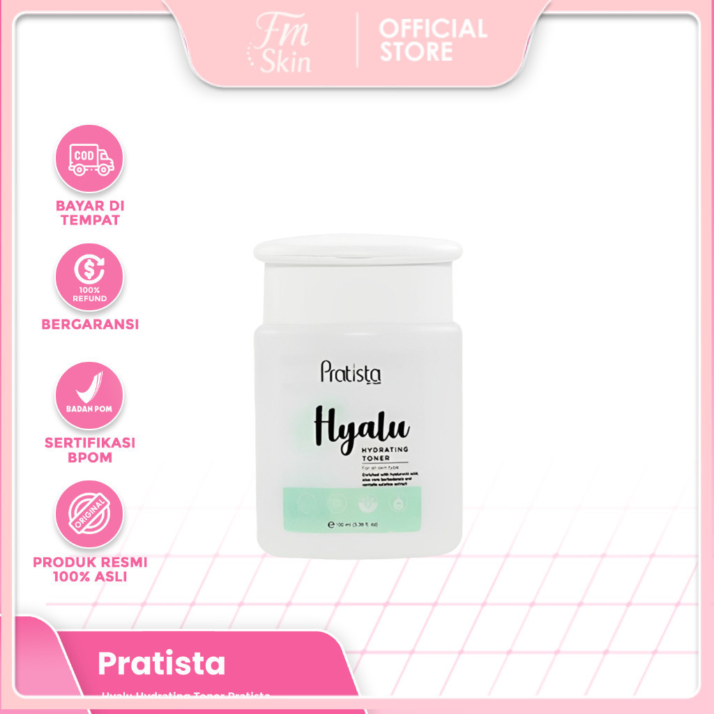 FS  - Hyalu Hydrating Toner Pratista Skincare Face Toner Pencerah Melembabkan Wajah Extra Glow  PS17