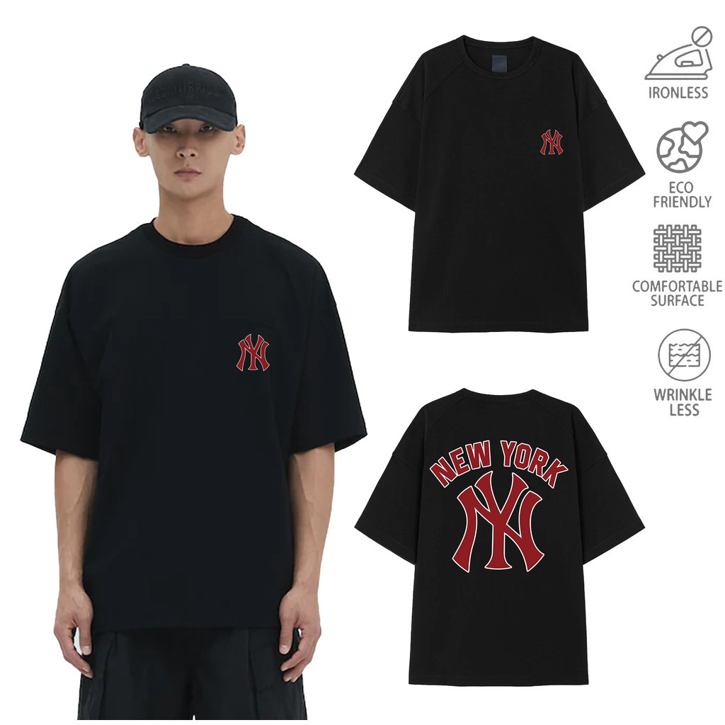 (In stock locally)Juun.J NY Summer Cotton T-shirt New Comfortable and Breathable Unisexkaos pria dis