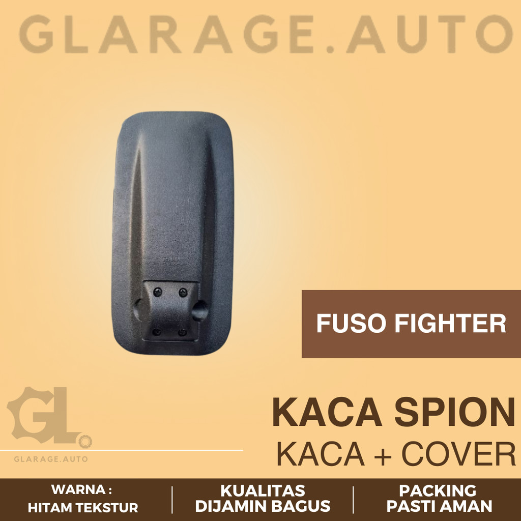 Kaca Spion Truk Fuso Fighter Hitam Manual EMGI - 8041