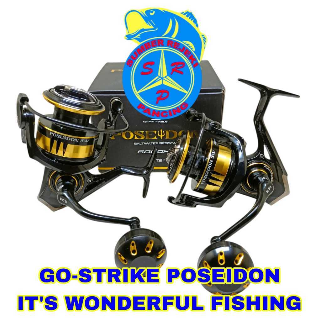 Reel Go Strike Versus Poseidon 6000hg Power Handle Metal Body Sw