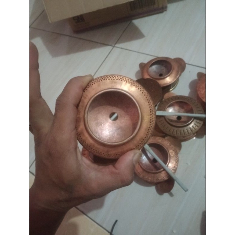 HM- tungku harum manis karakter tembaga 8cm mini