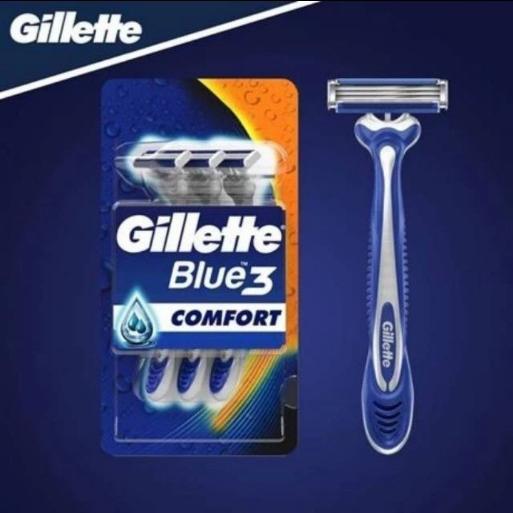 Gillette Blue 3 Comfort Comfortgel isi 4 Pisau Cukur