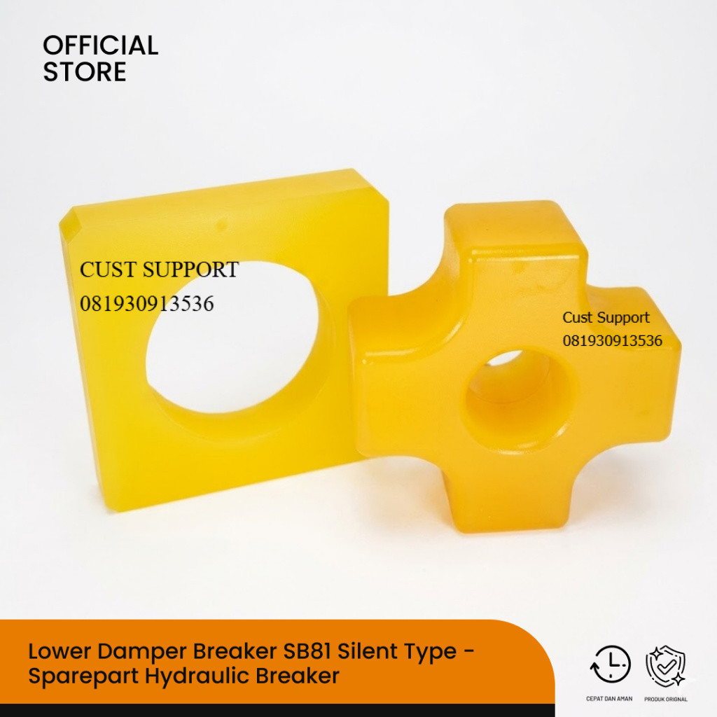 Lower Damper Breaker SB81 Silent Type |  Sparepart Hydraulic Breaker