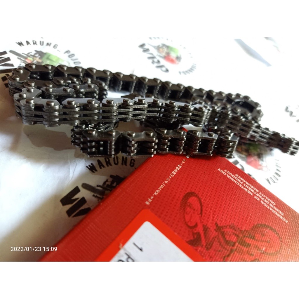 VST- Rantai kamprat 102l 3x4 lapis viar cross x 200 / honda tiger