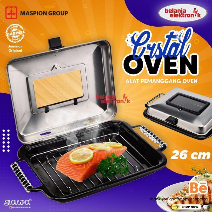 MASPION BLG CRYSTAL OVEN 26 CM ALAT PANGGANGAN BARBEQUE GRILL