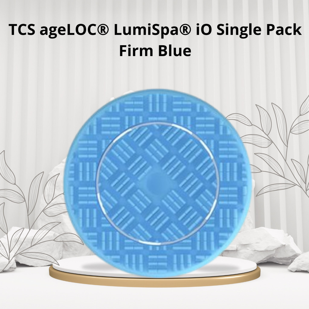 Nu Skin TCS ageLOC LumiSpa iO Head Single Pack Firm Blue - Replacement Kepala Original